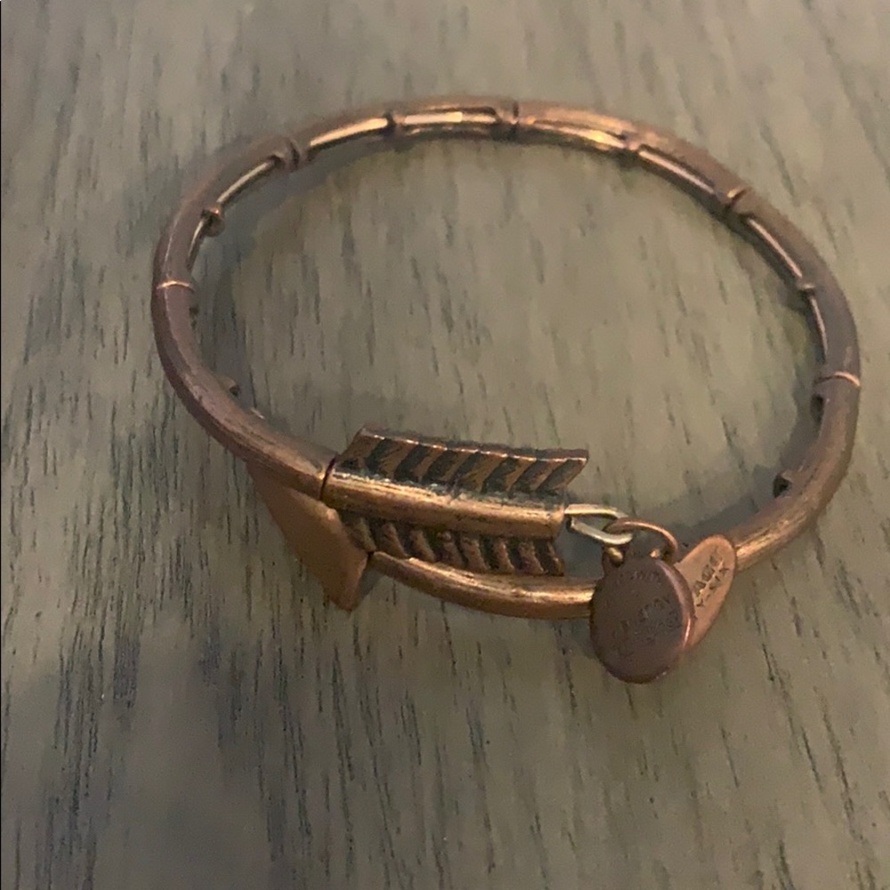 Alex and ani bronze arrow bangle